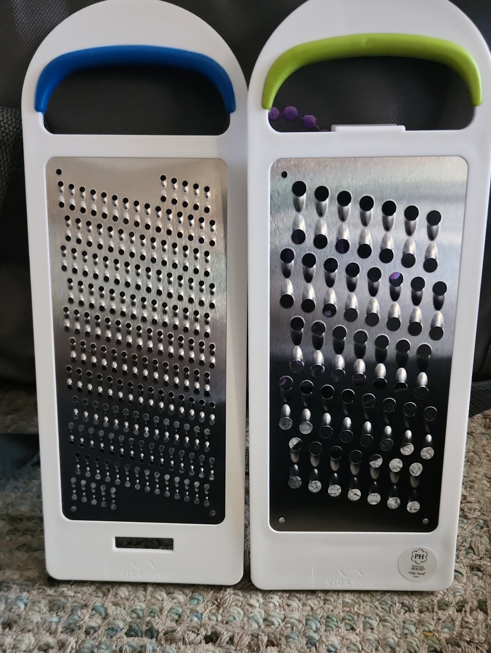 PRINCESS HOUSE Dual Pack Handheld Cheese & Vegetable Graters -